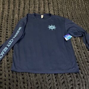 Nautical Navy Long Sleeve Tee